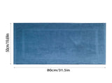 2PCS White Cotton Classic Rug Bath Mats Absorbent Cotton Hotel Spa Shower Bathtub Mats Not A V1189-LWWAL-20260325-00218