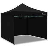 RED TRACK 3x3m Premium Pop Up Gazebo Marquee, Patented Steel Cable Canopy Support System, Wheeled V219-OTDGZWRT33KB