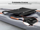 Kayak Seat, Folding Kayak Seat with Comfortable Back Support, Aluminum Alloy Frame & 600D Oxford V952-JSPHTZYJSKJFASKAH001V0