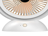 USB Desk Fan Portable Rechargeable Fan with Ring Light Small Multifunctional Personal Fan for V1294-YM0901-3113230229711
