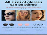 Car Travel Three-Piece Set Push-Open Eyeglass Case, Universal Storage Case, and Secure V1106-QCZYBYJH003