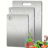 3x Stainless Titanium Steel Anti-Bacterial Mildew-Proof Cutting Chopping Boards V563-HY1281305