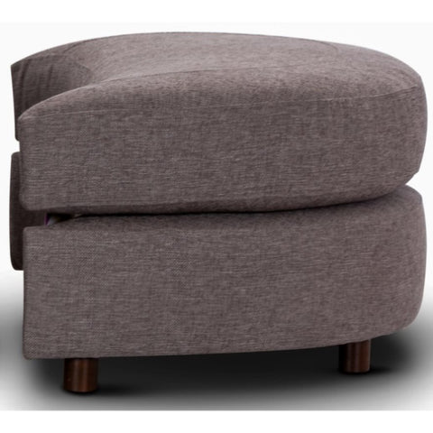 Sunshine Single Sofa Chair Fabric Swivel Ottoman - Grey V315-COM-ORLA-OTT-GRY