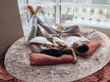 TheNapBed 1.8m Human Size Pet Bed Fluffy Brown PT1165-BR