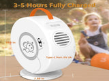 Bubble Machine for Kids Toddlers,Automatic Bubble Blower Rechargeable, 90&deg 360&deg Auto Rotatable V1192-AZ-W-2750