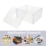 Lightweight Acrylic Scale Cover Enhancing Kitchen and Jewelry Scale Accuracy V1366-AZ2-W-18789