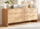 Artiss 6 Chest of Drawers Dresser Cabinet Pine FUR-Z-CDR-05-6D-WD-AB