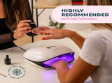 UV Light for Nails, LED UV Lamp for Gel Nails with 4 Timer Settings, Nail Dryer for Gel Polish for V1369-AZ3-W-26303