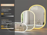 Premium Oval LED Anti-Fog Bathroom Mirror V767-XMR-T28-712-AU-V2