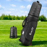 Everfit Golf Travel Bags for Airlines with Wheels Golf Clubs Hard Case Foldable GOLF-A-BAG-WHEEL-BK