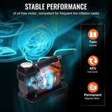 12V Air Compressor Heavy Duty 150PSI Offroad Air Compressor Portable Truck Tire Inflator 6.0CFM Air V952-CZKQ12V150PSIOQUPV9