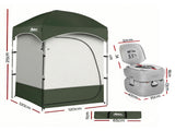 Weisshorn 22L Portable Camping Toilet Shower Tent Changing Room Outdoor Loo Set TENT-CR-SIN-TOILET-22L