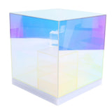 3D Cube LED Table Lamp RGB Colorful Clear Modern USB Square Table Night Light for Bedroom Living V1294-YM0901-3119240149811