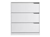 Artiss Shoe Rack Cabinet 24 Pairs Adjustable Shelf White FUR-S-SHOE-3D3-WH-AB
