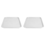 2pcs Food Tray Multifunctional Thickened Slip Resistance Chinese Fast Food Serving Tray for Dining V1294-YM0523-3118220042814