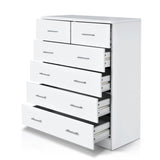 Artiss 6 Chest of Drawers - ANDES White FURNI-NEW-DT-WH-AB