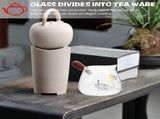 Transparent Glass Milk Cup Borosilicate Heat-Resistant Wooden Handle 1Pc V1370-AZ4-16820
