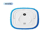 White Smart Robotic Floor Mop with Humidifier Spray - Ultra-Slim Automatic Wet & Dry Floor Cleaner V888-ELOSUNG32903