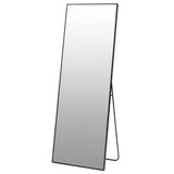 Yezi Rectangular Full Length Mirror 165x60cm Black Standing Floor Wall Leaning DECO1040-BK-165X60-AU