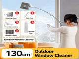Lightweight Interior & Exterior Window Cleaner with 130CM Extendable Aluminium Pole & 3 Cleaning Pad V888-ELOSUNG55116-6