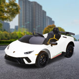 Lamborghini Performante Kids Electric Ride On Car - White CAR-LAM-WH