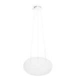Pendant Light Round Milky White PC Lampshade LED Height Adjustable 3 Color Temperature Stepless V1294-YM0901-3119240156811