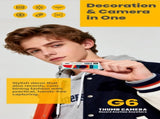 G6 Black Ultra-Mini Thumb Camera with 32GB Card, Card Reader & Adapter - HD Instant Pocket-Sized V888-ELOSUNG45918