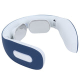 Neck Massager USB Charging Mini Intelligent Holographic Pulsed Shoulder Therapy Machine Blue V1294-YM0721-3113210044011