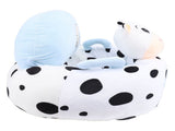 Infant Support Seat with Two Handles Comfortable Plush Cartoon Anti Slip Bottom Infant Learning V1294-YM0901-3116240027511
