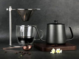Adjustable Stainless Steel Coffee Maker Stand with Drip Cone Filter V1370-AZ4-12559