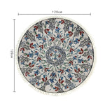 SOGA 2X 120cm Mandala Area Rug for Living Room Lounge, Bedroom, Anti-slip Doormat, Home Decor CARPETXLS11LGEX2