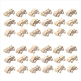 36 Pack DIY Wood Car Toys Unfinished Wooden Cars to Paint Wooden Cars for Home Activities V1370-AZ4-07758