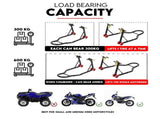 Front and Rear Motorcycle Stand Motorbike Lift Heavy Duty Paddock Carrier Bike Hoist V379-FTRRMOTSTN