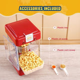 VEVOR Popcorn Popper Machine Tabletop Popcorn Maker 300W 2.5 Oz Red V952-TSBMHJHS25OZ32RWAV3