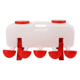 10L Chicken Waterer Semi Automatic Poultry Water Feeder Chicken Coop Accessories for Ducks Goose V1294-YM0710-3111230252111