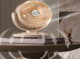 Table Fan, Air Circulation Fan with 5 Wind Speeds, Quiet and Energy Saving, Compact and Portable for V1237-ZY-924-036