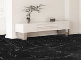 Self Adhesive Vinyl Floor Tiles 12 x 12 inch, 50 Tiles 1.5mm Thick Peel & Stick, Black Marble V952-ZZYXJDDHDLS5QZJSXV0