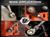 SEDY 24Pc Flexi Head Ratchet Spanner Set Metric & SAE with Magnetic Organizer V465-81181