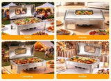 5-Star Chef 9L Chafing Dish Buffet Warmer Food Warmer Catering Server CD-9L-90P-SS