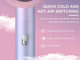 Blue Gradient Hair Dryer Constant Temp Hot & Cold Silent Dryer V1263-JX-5600