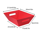 Empty Gift Basket with Handles Sturdy Tray Wine Gift Basket Party Favors Basket for Graduation V1294-YM0521-230707HL02-4