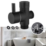 Arkzeo Three-Way One-In-Two-Out Shower Faucet Manifold All-Copper Shower Nozzle Converter Shower V1189-LWWAL-20260327-04381