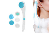 Rechargeable Body Brush Kit with Long Handle -Blue V1263-JX-6504-1