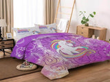 Unicorn Dream Clarisse Serenity Quilt / Doona / Duvet Cover set V745-AQ042961D3