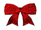 Christabelle Christmas Display Bow 91cm with LED and Twinkle Lights 5 Functions Decoration Orna 112_SB403