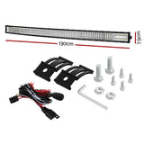 Giantz LED Driving Light 50 Inch Flood Spot Light Bar Driving Lamp Offroad Truck CAR-DL-LED-BAR-50-BK