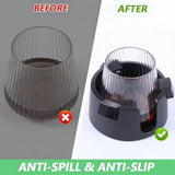 Desk 3-Pack Adjustable Anti-Spill Cup Holders for and Home - Non-Tipping Drink Holders V1366-AZ2-W-14578