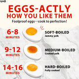 Multifunctional Electric Egg Cooker Holds 6 Eggs, Timer Control, Soft to Firm Doneness, Quick V1232-ZDQ-001