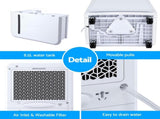 Devanti 50L/Day Dehumidifier Home Air Dryer Mould Moisture 8.5L Tank DH-B-50L-WH