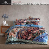 Logan and Mason 250TC Decorah Multi Cotton Sateen Quilt Cover Set Queen V442-LED-QUILTCS-DECORAH-MULTI-QS